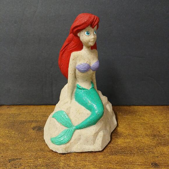 Disney Little Mermaid Ariel 1990  Mr. Sandman Statue Sand Sculpture Figurine - Picture 2 of 10